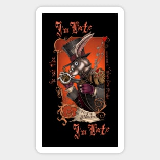 White Rabbit Magnet